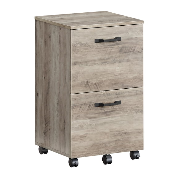 VASAGLE 2-Drawer File Cabinet, Small Rolling Filing Cabinet for Home Office, Printer Stand, for A4, Letter-Size Documents, 15.7 x 16.5 x 27.6 Inches, Heather Greige