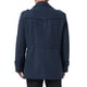 thumbnail image 3 of Abrigo de media longitud INSPIRE CHIC para hombre, abrigo de invierno con cremallera de un solo botón, abrigo de negocios con cuello de bufanda, color azul oscuro, 3 of 6