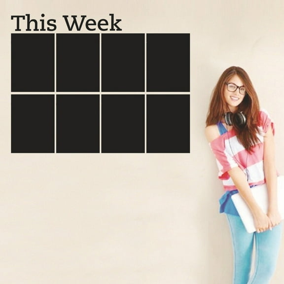 Raindrops  Blackboard Stickers Calendar Chalkboard Wall Decals Peel and