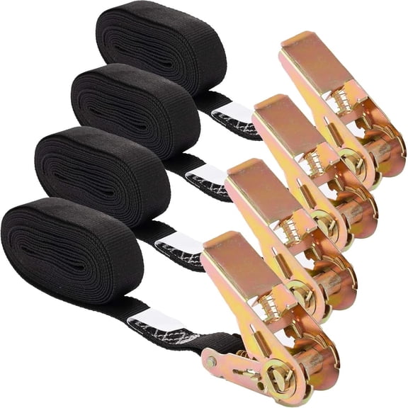 Small Ratchet Strap,Heavy Duty Endless Ratchet Tie down Straps,No Hook Nylon Bla