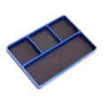 thumbnail image 3 of Terraxo Plateau Organisateur de Vis RC Étui de Rangement en Aluminium Porte-Outils avec Compartiments Organisation Adaptée pour Modèle RC Réparation Électronique Sm Bleu, 3 of 8