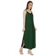 thumbnail image 2 of Inkmeso Robe d'Été Unie Aguichant pour Femmes à Bretelles Spaghetti Décontractée de Plage et de Villégiature Robe Maxi, 2 of 7