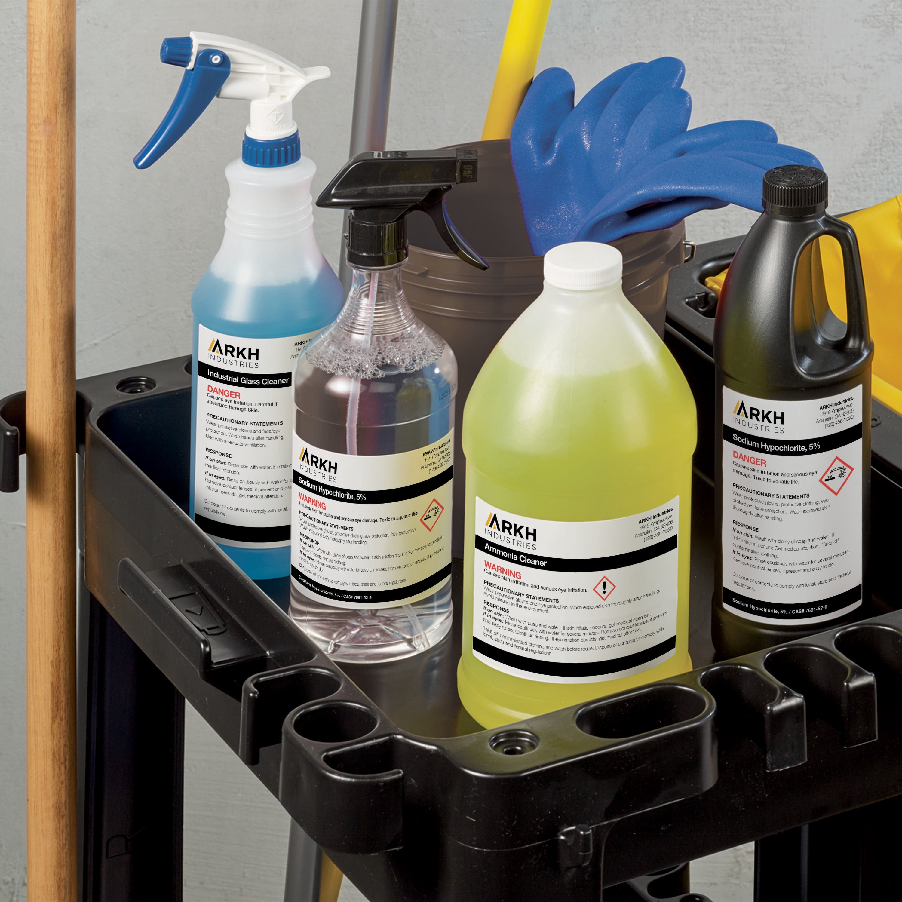 Avery UltraDuty GHS Labels 3" x 5", 75 Ct, Pigment Inkjet