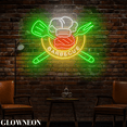 thumbnail image 3 of Glowneon Barbecue Logo Led Light, Barbecue Grill Bar Restaurant Decor, 3 of 5