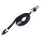 thumbnail image 2 of Cable de carga rápida para Android, duradero, plano, micro USB, de sincronización rápida, para tableta, teléfono inteligente, teléfono celular, reproductor de MP3 (negro), 2 of 7