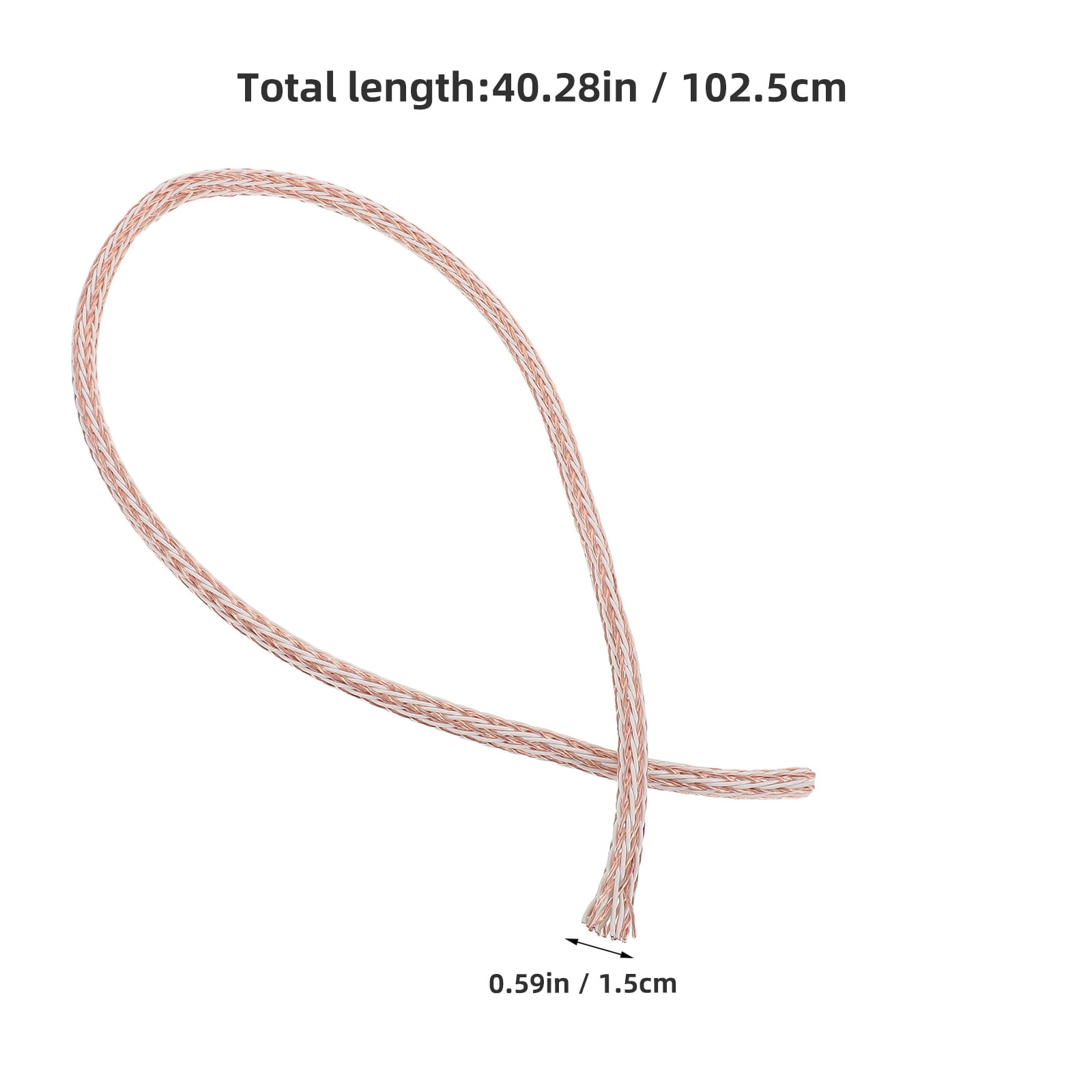 WRISTBIQUE Copper Speaker Wire Audio Cable for Home Audio Systems High Fidelity Sound Connection 16 Gauge
