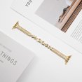 thumbnail image 3 of Compatible with Apple Watch Band 45mm for Women with Crystal Diamond Bling Metal Link Bracelet Strap Steel iWatch Series 9 8 7 SE2 6 5 4 3 2 1, (42/44/45/49mm),Gold, 3 of 3