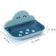 thumbnail image 2 of Jabonera de plástico de doble capa de 4 piezas, extraíble para una fácil limpieza, jabonera montada en la pared, jabonera para baño, ducha, cocina, forma de nube Xemadio ZYY-1163, 2 of 5