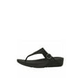 thumbnail image 4 of Fitflop The Skinny Women's T-Strap Wedge Sandal E58-424, 4 of 5