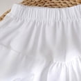 thumbnail image 5 of Virmaxy Solid Color Bow Bubble Shorts Soft Elastic Waist Casual Summer Bloomers Cute Versatile Play Shorts for Daily Wear and Outdoor Activities, 3-8Y, 5 of 8