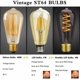 thumbnail image 4 of E27 LED ST64, 4W Espiral Flexible Curvo Filamento LED E27 Bombilla Decorativa Blanco Cálido Antiguo 2200K, Equivalente a 40W, para Café, Hogar, Bares y Restaurante, Paquete de 3 Clase Energética A, 4 of 5
