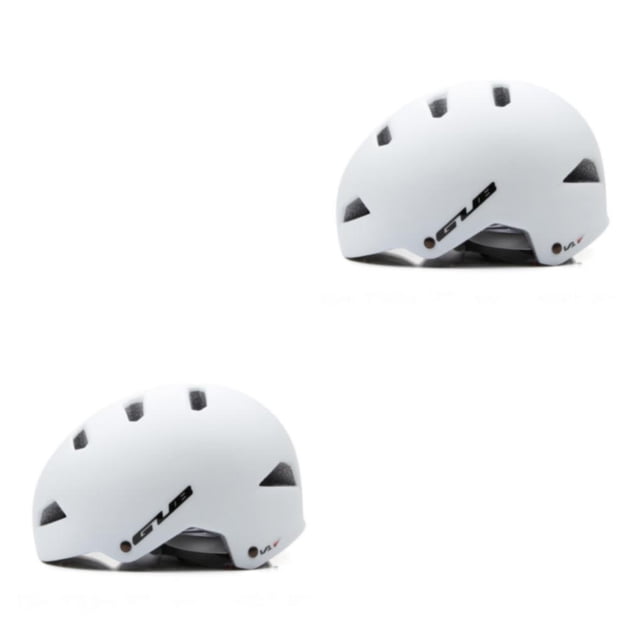 Naiovety Casco de ciclismo Cascos de bicicleta Protección para la cabeza Multifuncional Transpirable Sombrero Protector Accesorios Patinaje Blanco METRO 2piezas