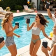 thumbnail image 4 of Insulated Plastic Can Cooler Sleeve, Foldable 12oz Standard Drink Can Cover, Leakproof Beverage Can Holder for Party Camping, 4 of 6