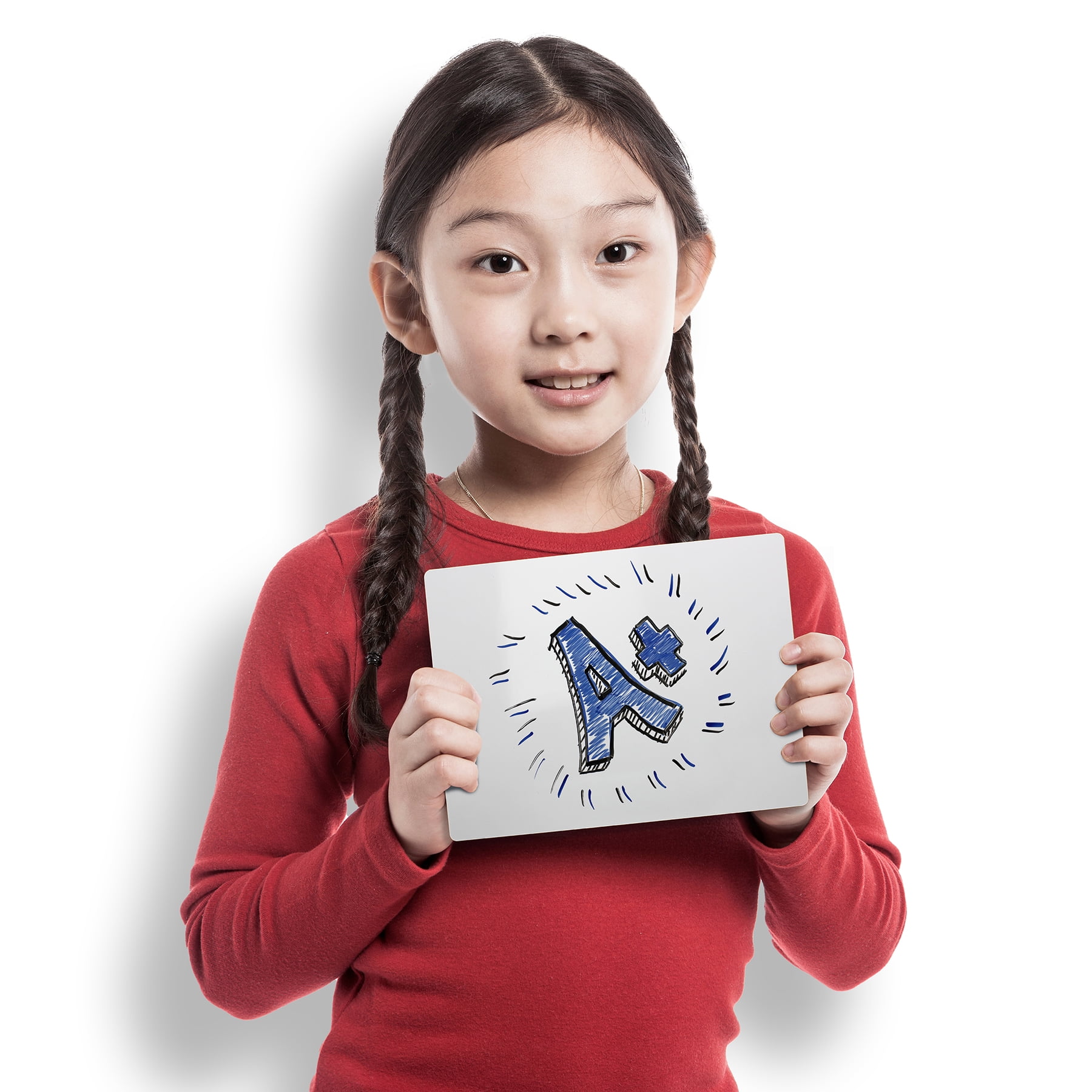 Flipside Products Double-Sided White Dry Erase Board, 5" x 7", Pack of 12