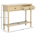 thumbnail image 3 of SAFAVIEH Halton Amish Style 2 Drawer Rectangle Console Table, Natural, 3 of 14