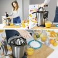 thumbnail image 4 of Chuzy Chef Stainless Steel 300W 24 Fl Oz Citrus Juicer, 1 Count, 4 of 5