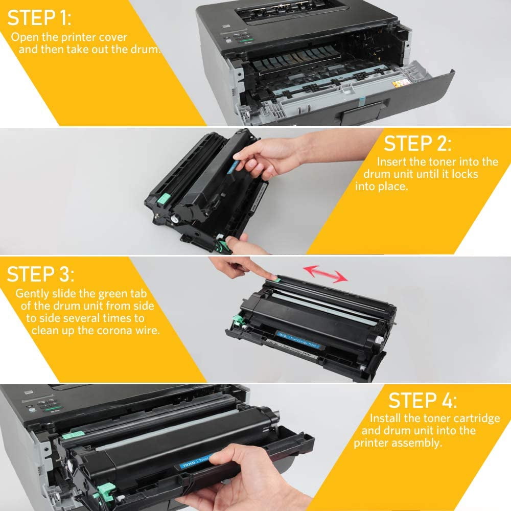 dcp l2550dw toner replacement