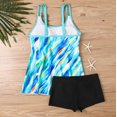 thumbnail image 5 of STETMN Women Plus Size Tankini Swimsuit 2 Piece Bathing Suits Flowy Swim Tops with Boy Shorts, 5 of 5