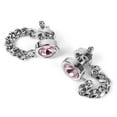 thumbnail image 4 of Gemelos Fernando Classic Mens de Cristal Plata rosa, 4 of 8