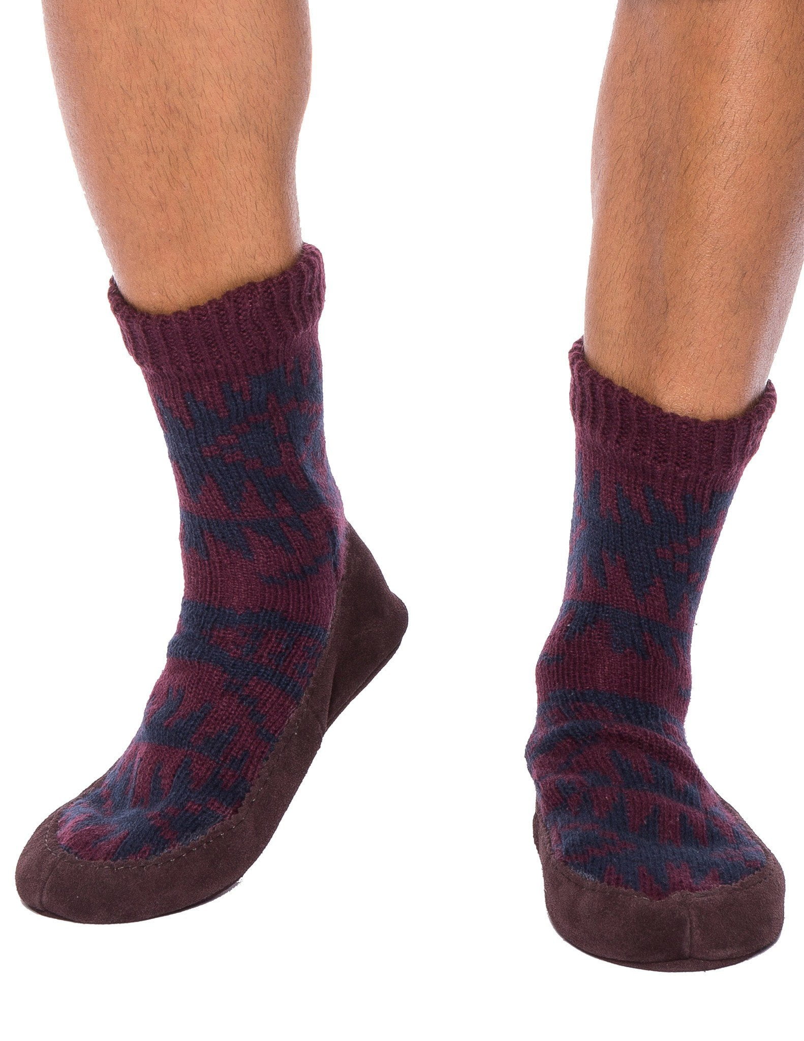 mens slipper socks with rubber soles