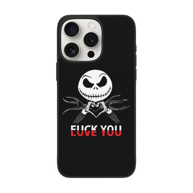 Funny Cartoon Anime Nightmare Before Christmas (8) Phone Case Compatible with iPhone 15 Case Triple camera TPU Protective Cover Gift For IP15 Pro Max-6.7in