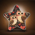 thumbnail image 3 of Star Shaped Energy Saving Night Light Living Room Night Light, Bedroom Night Light, Corridor Night Light, Study Night Light Valentine's Day Love Owl, 3 of 6