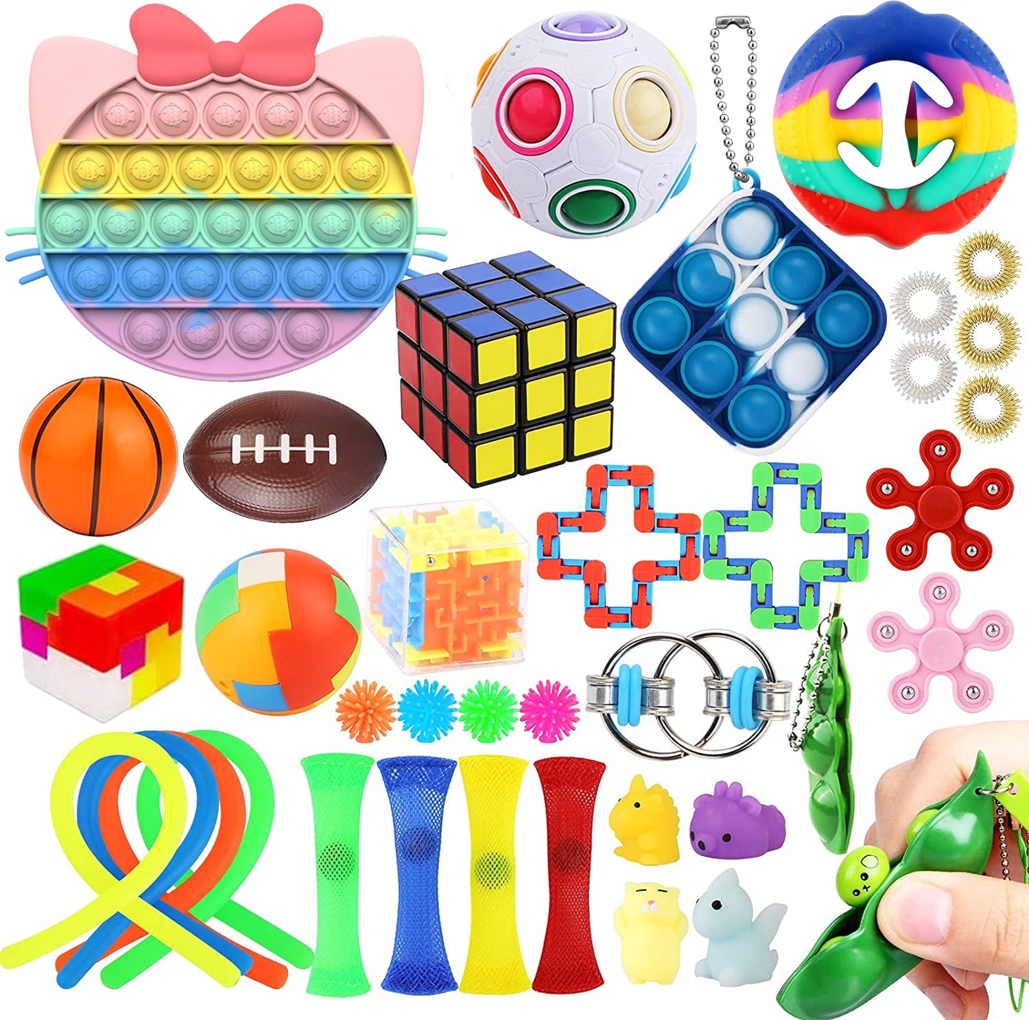 37 Pieces Fidgets Toys Figets Toys Figetsss Toys Sets, Stress Reliever