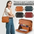 thumbnail image 4 of Nuevos bolsos de hombro tipo bandolera y bolsos de mano, bolsos de hombro de cuero fuera del cuerpo, bolso con billetera incorporada para mujer., 4 of 4