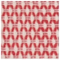 thumbnail image 2 of Rizzy Home Geometric 22" x 22" Down Filled Pillow with Cotton Cover-Red/Ivory, 2 of 2