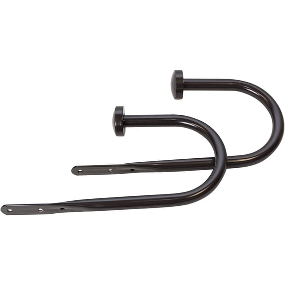 MERIVILLE Decorative End Cap Curtain Holdbacks, Set of 2, Oil-Rubbed Bronze Finish, Window Tiebacks with Mounting Hardware