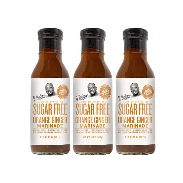 G Hughes Sugar Free Orange Ginger Marinade 13 oz (3 Pack) - Walmart.com