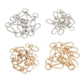thumbnail image 2 of 40Pcs Lobster Claw Clasps Zinc Alloy Gold Silver Color Glossy Multifunction Trigger Clips for Lanyard Keychain Pendant, 2 of 8