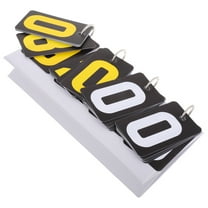 Masteelf Portable Scoreboard Sports Score Keeper 4 Digital Tabletop Scoreboard Flipper for Basketball Soccer Tennis Volleyball Sports Games