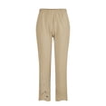 thumbnail image 3 of WILLBEST Pantalones Casuales para Mujer - Moda Primavera Verano 2024, Pantalones Casuales Holgados de Pierna Ancha con Estampado Irregular para Un Estilo Informal y Cómodo. Extra Grande, 3 of 3