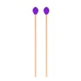thumbnail image 1 of FAGINEY 1 Pair Wool Head Keyboard Marimba Mallets with Beech Handles for Intermediate Player, Marimba Accessory, Percussion Mallets, 1 of 7