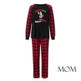thumbnail image 4 of Penkiiy Pyjamas de Noël pour Famille, Ensemble de Pyjamas Assortis, Carreaux Rouges Renne Vacances Xmas Pyjamas pour Femmes Hommes Enfants Rouge P, 4 of 5