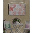 thumbnail image 6 of Outdoor TV Cover 52 to 55 Inch Weatherproof, Coral Red Pastel Aqua Coastal Waterproof TV Screen Protector for Outside Decor with Zipper and Pocket 52"L x 30"H , Ocean Animals Pattern, 6 of 7
