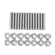 thumbnail image 1 of Kit de 14 pernos de culata de acero inoxidable de repuesto para motores Chevy BBC 348 y 396 de bloque grande., 1 of 14
