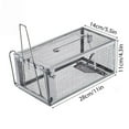 thumbnail image 3 of Humane Live Animal Trap for Small Critters, Heavy-Duty Steel Cage, Ideal for Squirrels, Rats, and Rabbits Safe and Effective, 3 of 5