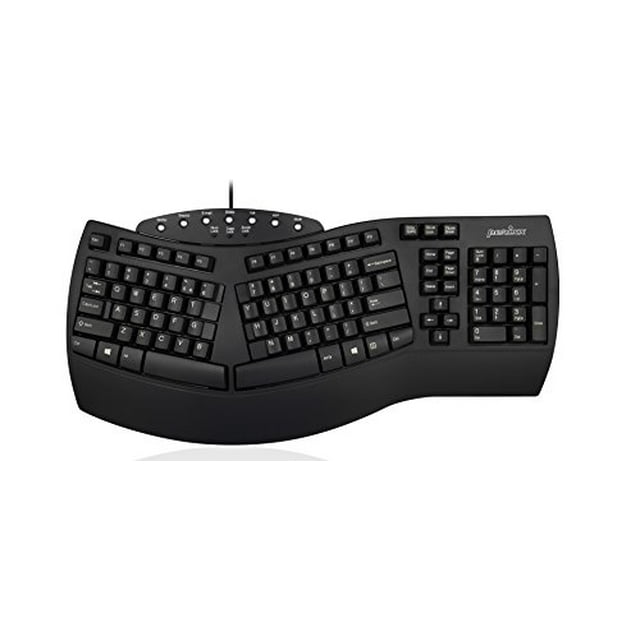 Teclado Perixx Periboard-512 Ergonómico de Split -Negro