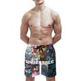 thumbnail image 6 of Undertale Mens Board Shorts Quick Dry Swim Trunk Lightweight Soft Swimsuit Bathing Suit for Boys S, 6 of 8