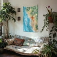 thumbnail image 3 of SEANATIVE Beach Starfish Tapestry for Bedroom Foldable Tapestry Wall Hanging for Kitchen Small Tapestry for Living Room Compact Tapestry for Home Decor Mini Tapestry 36H*24W Inches, 3 of 6
