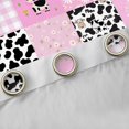 thumbnail image 4 of jejeloiu Kawaii Cattle Blackout Curtains Set of 2 (52x84 Each),Cute Dasiy Flowers Window Curtains,Rustic Western Farmhouse Curtains and Drapes For Girls Teens,Super Cozy Room Decor, 4 of 6