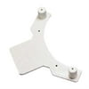 Slip-on bracket for raised toilet seat