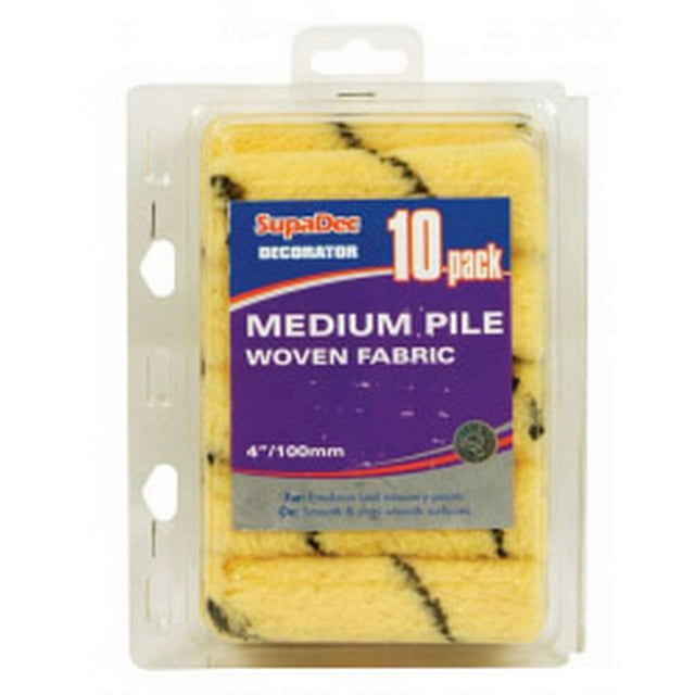 SupaDec Rouleau de Peinture Tissé Tigre Mini (Lot de 10)