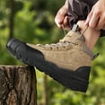 thumbnail image 4 of SKIUHS Men's High-Top Hiking Boots, Lightweight Easy-to-Clean Slip-Resistant Outdoor Ankle Support Trekking Shoes, 4 of 5