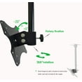 TV Ceiling Mount, Ceiling TV Mount,Full Motion Height Adjustable Swivel