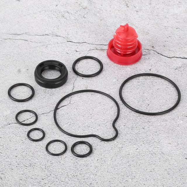 Kit de resellado de bomba de potencia, juego de 10 piezas Kit de anillo de bomba de dirección asistida Junta de anillo de bomba Elegante y moderno