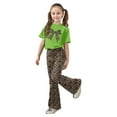thumbnail image 3 of Gaexia Girl'S 2 Piece Summer Outfits,Girls Casual Fashion Outfit Bow Short Sleeve Top and Long Pants Comfy Two Piece Playwear Fashion Clothes,11-12 Years, 3 of 6