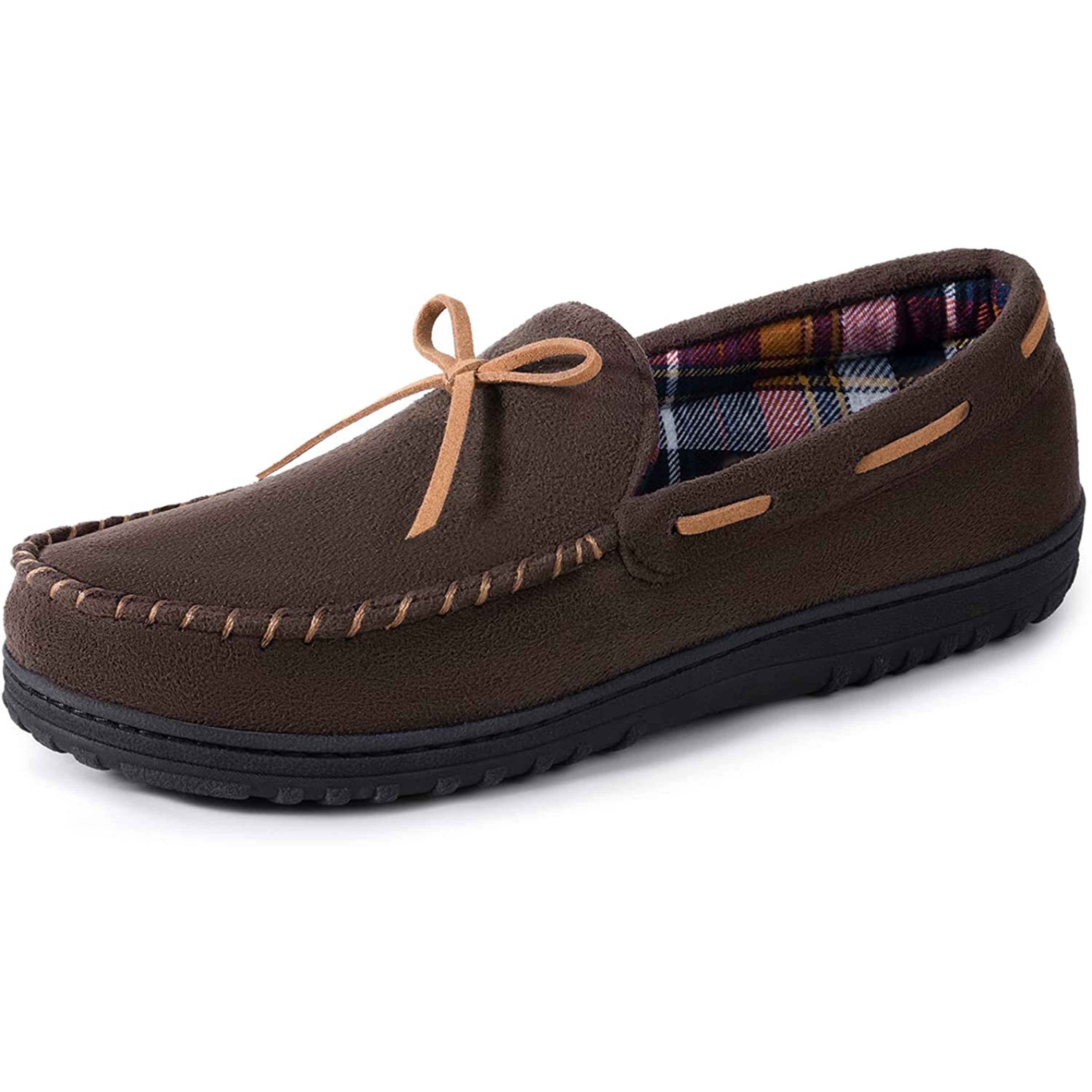 RockDove Men s Flannel Lined Memory Foam Moccasin Slipper II